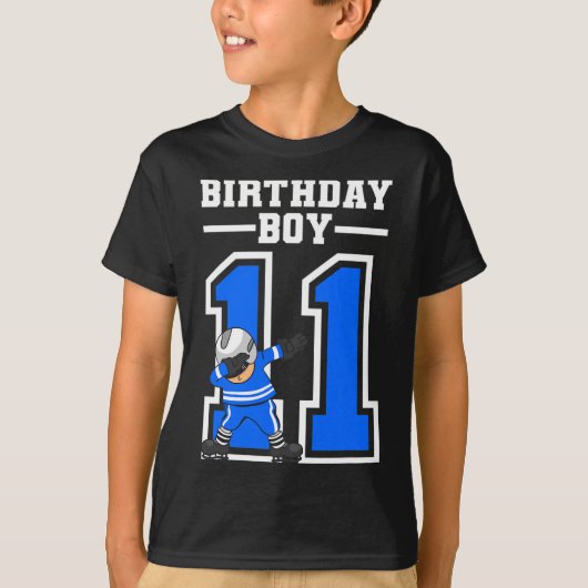 11歳ボーイアイスホッケープレーヤー11誕生日Y Tシャツ (正面)