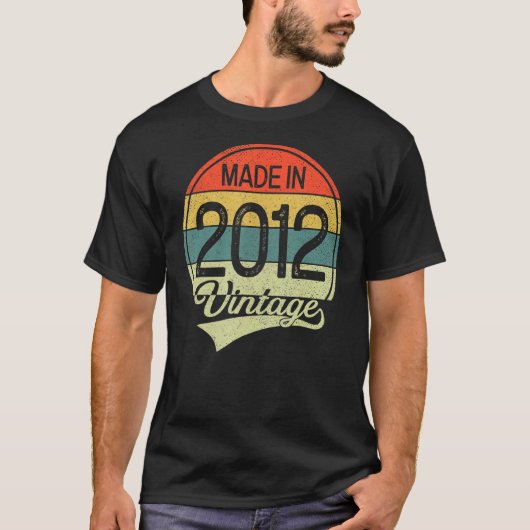 11歳ヴィンテージ2012年11誕生製 Tシャツ (正面)