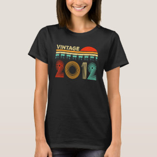 11歳ヴィンテージ2012 11誕生日レトロ Tシャツ