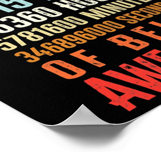 11歳132カ月素晴らし11誕生日 ポスター (角)