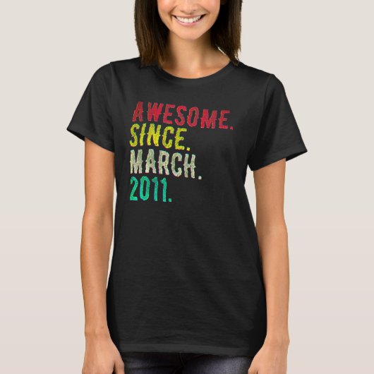 11歳 2011年3月 Tシャツ (正面)