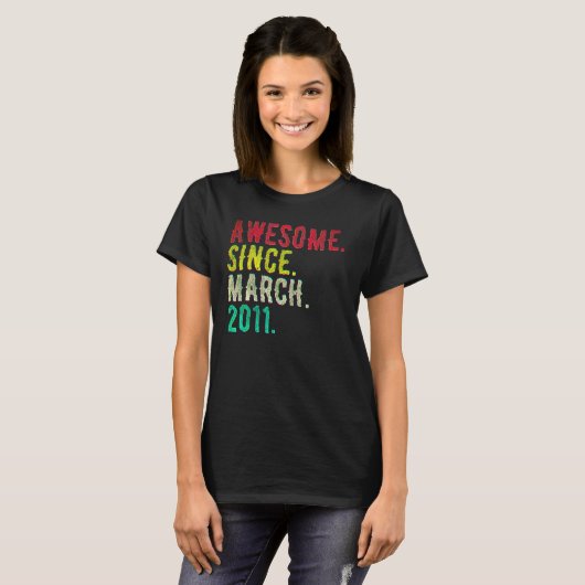 11歳 2011年3月 Tシャツ (正面フル)
