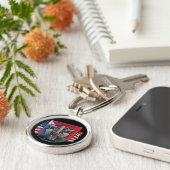 11番目の特殊部隊グループ緑のベレーKeychain キーホルダー (側面)