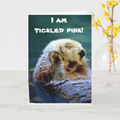 **11番目の誕生日** WOW "DOUBLE DIGITS"とOTTERは言う カード (黄色い花)