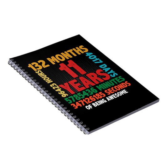 11番目の贈り素晴らし物である誕生日 ノートブック (右側)