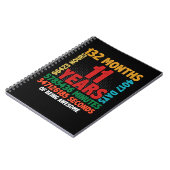 11番目の贈り素晴らし物である誕生日 ノートブック (左側)