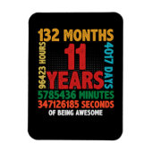 11番目の贈り素晴らし物である誕生日 マグネット (縦)