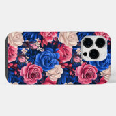 #11花柄 iPhoneケース (裏面横)