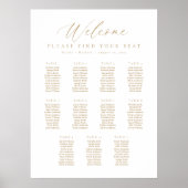 11表ウェルカムシーティングチャート ポスター (正面)