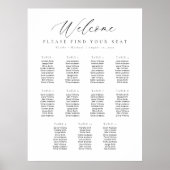 11表ウェルカムシーティングチャート ポスター (正面)