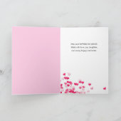 11誕生日ウィッシュバレリーナピンクドレス カード (内部)