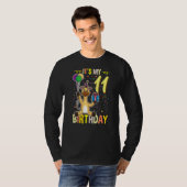 11誕生日キリン動物1 Tシャツ (正面フル)