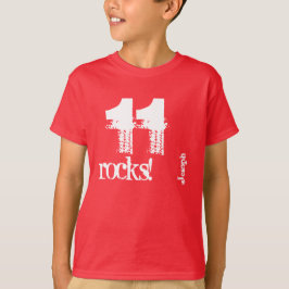 11誕生日ギフト11歳名前をカスタムするW09 Tシャツ