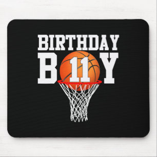 11誕生日スポーツ11歳バスケットボール11少年 マウスパッド