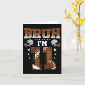 11誕生日ボーイサッカー選手ブルーIm 11年 カード (黄色い花)