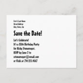 11誕生日世界クール11歳ティール(緑がかった色)T11 案内ポストカード (裏面)