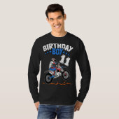 11誕生日少年ダートバイクキッズ11歳の少年 Tシャツ (正面フル)