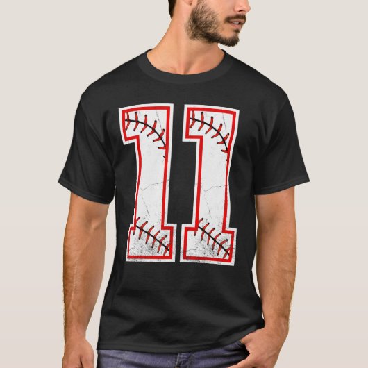 11誕生日少年野球11歳野球Pl Tシャツ (正面)