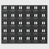 11誕生日:インスパイアアールデコの「11」の外観と名前 ラッピングペーパー (フラット)