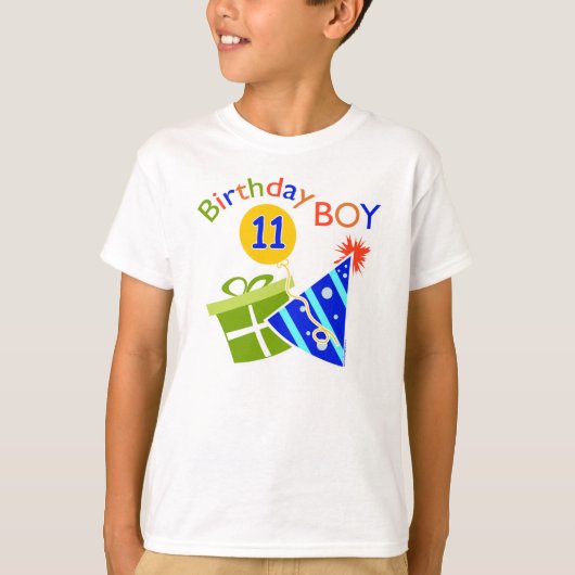 11誕生日-誕生日ボーイ Tシャツ (正面)