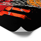 11誕生日Bysketbyllおもしろい11歳の子供Gif ポスター (角)