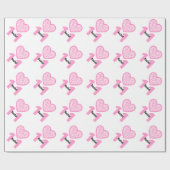 11誕生日ZEBRA 11歳の少女の名前V14 ラッピングペーパー (フラット)