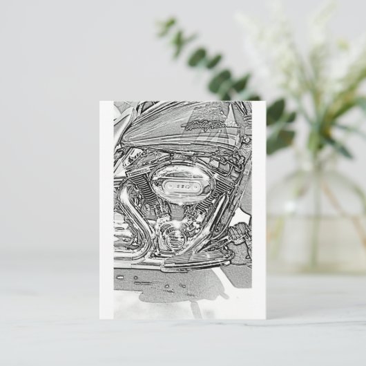 110わめくワシ ポストカード (スタンド正面)