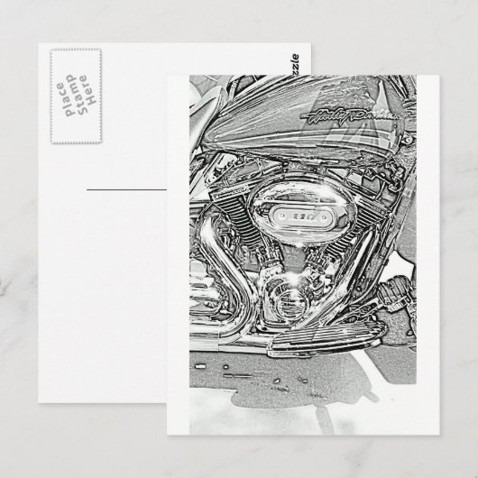 110わめくワシ ポストカード (正面/裏面)