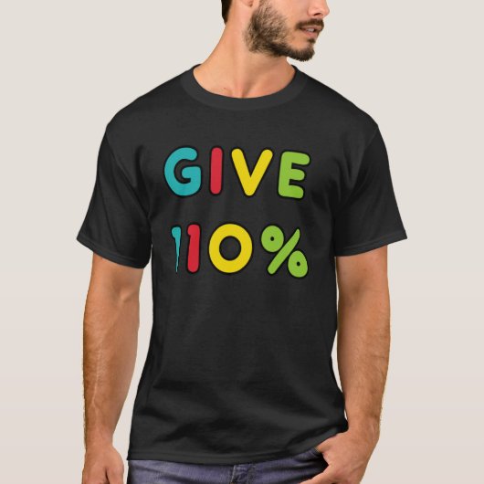 110与え最大作業量 Tシャツ (正面)