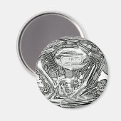 110叫びワシ マグネット (正面/裏面)