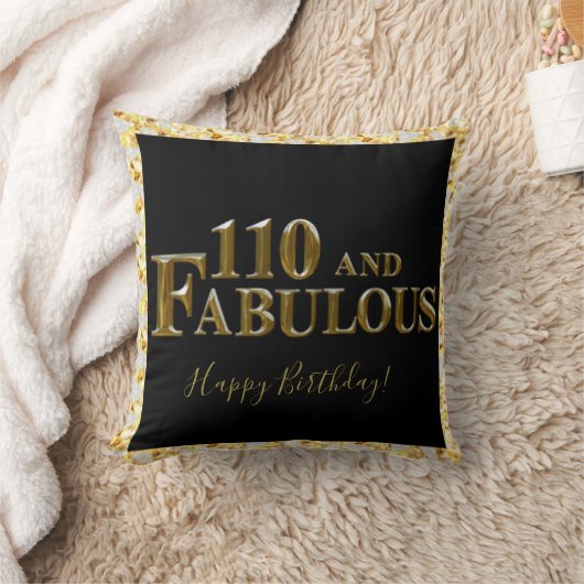 110歳の誕生日 クッション (ブランケット)