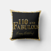 110歳の誕生日 クッション (正面)