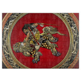 【110】北斎書紀獅子 カッティングボード (正面)