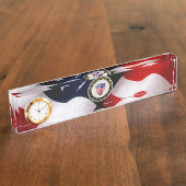 [110]高級副官の隊の兵科記章[3D デスクネームプレート (側面)