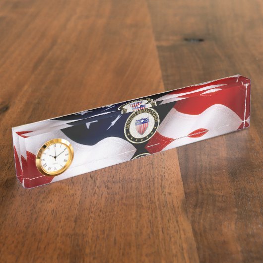 [110]高級副官の隊の兵科記章[3D デスクネームプレート (側面)