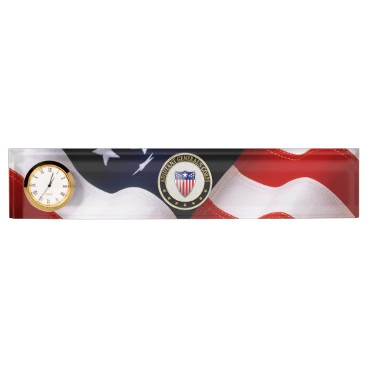 [110]高級副官の隊の兵科記章[3D デスクネームプレート (正面)