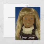 110-4サーシャロンドンポストカルテ ポストカード (正面/裏面)