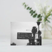 110 Freeway標識 ポストカード (スタンド正面)