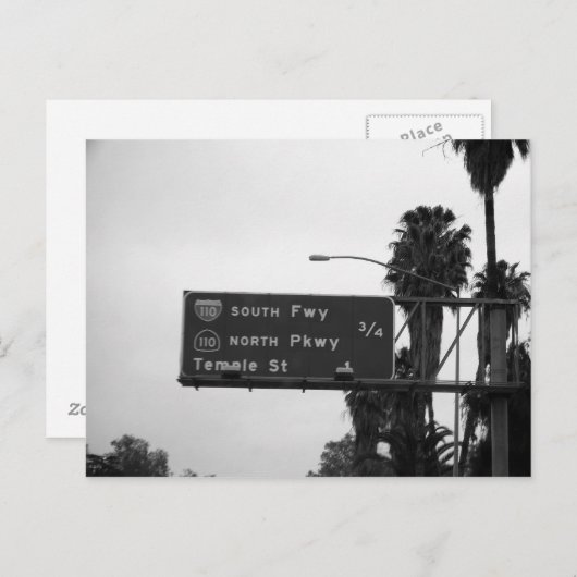 110 Freeway標識 ポストカード (正面/裏面)