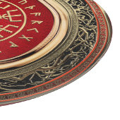 [110] Vegviser -バイキング金ゴールド魔法Runic Compass カッティングボード (角)