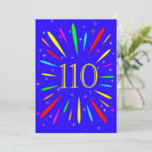 110th Birthday Party Invitation Explosion 招待状 (スタンド正面)