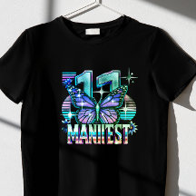 111マニフェストBasic Dark Tシャツ