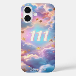 111天使の数の表示 – 神のエネルギー iPhone 16ケース