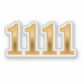 1111 エンジェルナンバー チャンス シール (正面)