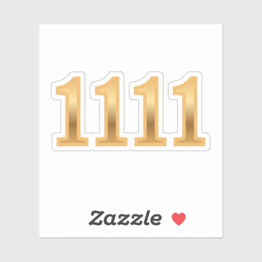 1111 Angel Number Opportunities シール (シート)