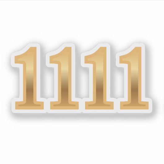 1111 Angel Number Opportunities シール (正面)