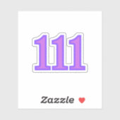 111 Angel Number Blessings シール (シート)