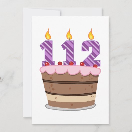 112エイジオンお誕生日ケーキ カード (正面)