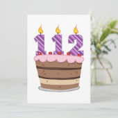 112エイジオンお誕生日ケーキ カード (スタンド正面)