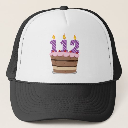 112エイジオンお誕生日ケーキ キャップ (正面)